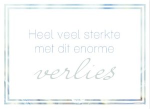 Condoleance teksten kind Condoleance teksten kind