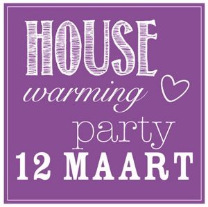 Housewarming kaartje Housewarming kaartje