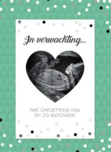 In verwachting kaart In verwachting kaart
