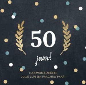 Jubileum kaartje Jubileum kaartje