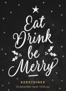 Kerst teksten kaart Kerst teksten kaart