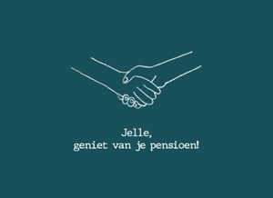 Met pensioen kaart Met pensioen kaart