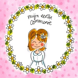 Mijn eerste communie kaart Mijn eerste communie kaart