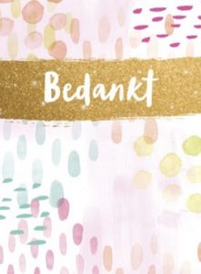 Teksten bedankt Teksten bedankt
