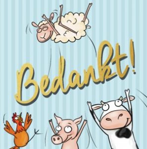 Tekstkaartje bedankt Tekstkaartje bedankt