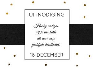 Uitnodigingskaart kerst Uitnodigingskaart kerst