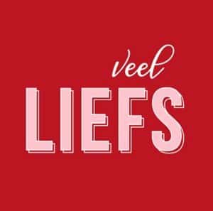 Veel liefs kaart Veel liefs kaart