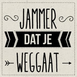 Jammer dat je weggaat Jammer dat je weggaat