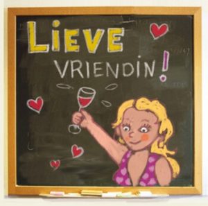 Vriendin kaart Vriendin kaart